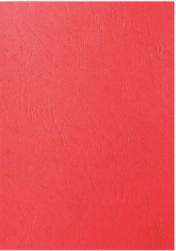 Couverture GBC A4 similicuir rouge 100 pièces 100 Stuk