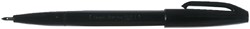Fineliner Pentel Signpen S520 M zwart 1 Stuk