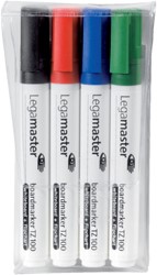 Marqueur tableau blanc Legamaster TZ100 ogive 1,5-3mm assorti 4 pièces 4 Stuk