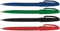 Fineliner Pentel Signpen S520 M zwart 1 Stuk-2