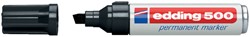 Marqueur edding 500 biseau 2-7mm noir 1 Stuk