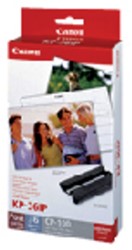 Papier jet d’encre Canon KP-36IP 10x15cm 36 feuilles 36 Vel