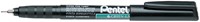 Fineliner Pentel NMF50 F zwart 1 Stuk