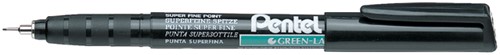 Fineliner Pentel NMF50 F zwart 1 Stuk