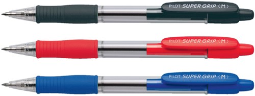 Stylo Bille PILOT Super Grip Medium noir 1 Stuk-2