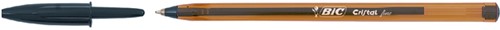 Stylo bille BIC Cristal Fin noir 1 Stuk-2