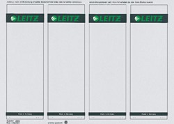 RUGETIKET LEITZ 1080 PRINTBAAR 62X192MM ZELFKL 25 Vel
