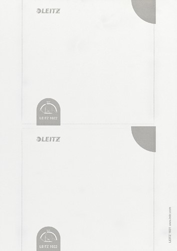 Etiquette dorsale Leitz Large 56x190mm à insérer blanc 100 pièces 100 Stuk-2