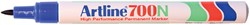 Marqueur Artline 700 ogive 0,7mm bleu 1 Stuk