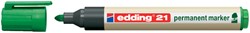 Marqueur edding 21 EcoLine ogive 1,5-3mm vert 1 Stuk