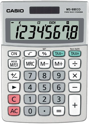 Rekenmachine Casio MS-88ECO 1 Stuk