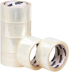 Ruban d'emballage Quantore 50mmx60m PP transparent 6 rouleaux 6 Rol