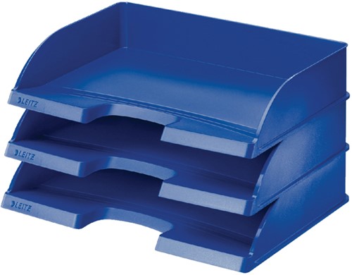 Corbeille à courrier Leitz Plus A4 maxi paysage bleu 1 Stuk-2