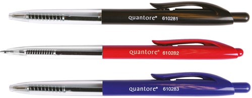 Stylo bille Quantore rétractable assorti 10 pièces 10 Stuk-2