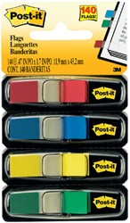 Marque-pages Post-it 6834 11,9x43,1mm assorti 140 pièces 140 Stuk