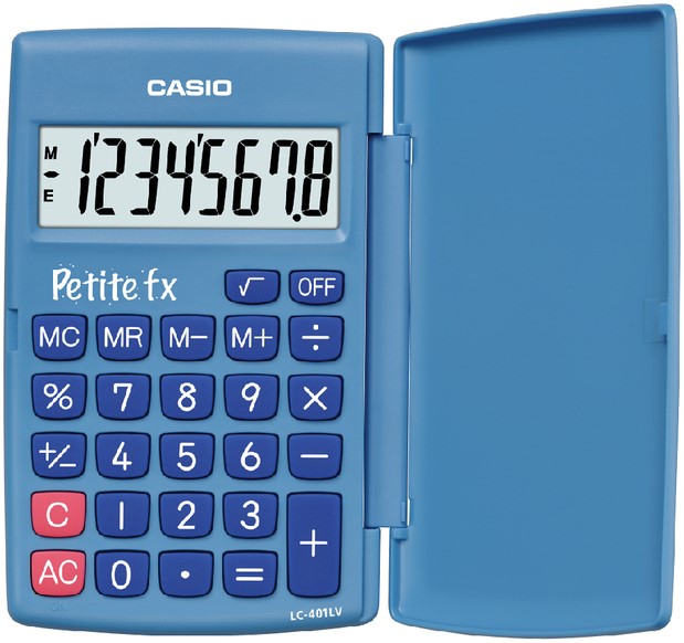 Calculatrice scolaire Casio école primaire bleu 1 Stuk bij Bonnet Office  Supplies