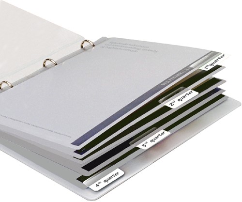 Indextabs Djois 12x40mm zelfkl permanent wt 48 Stuk