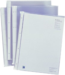 Pochette Qbasic 4 perforations PP 0.05mm grainé 100 pièces 100 Stuk