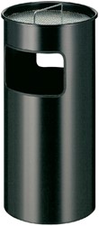 As-papierbak Vepa Bins V-part 50 liter zwart 1 Stuk