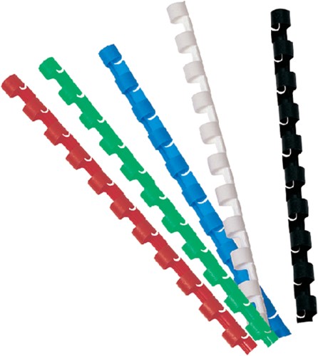 Bindrug GBC 10mm 21rings A4 blauw 100 Stuk-2