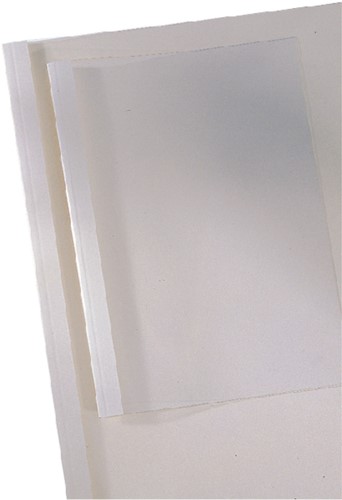 Chemise thermique GBC A4 10mm transparent/blanc 100 pièces 100 Stuk-3