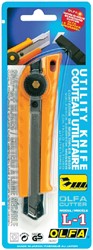 Cutter Olfa L1 18mm Corps jaune en acier 1 Stuk